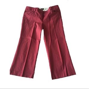 Cropped, Wide-Leg Pants